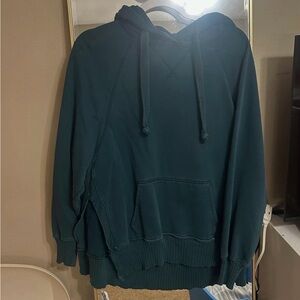 dark green hoodie